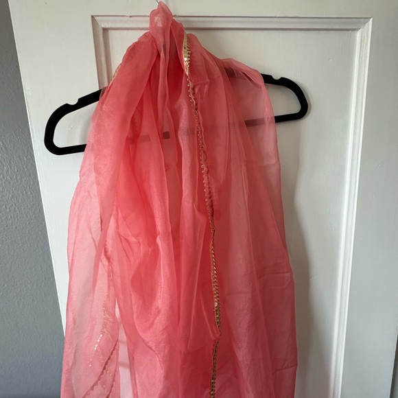 Beautiful Yellow Organza Lehenga Set - Picture 5 of 5